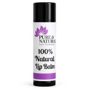 Pure & Natural Body Essentials vegan lip balm for sensitive lips