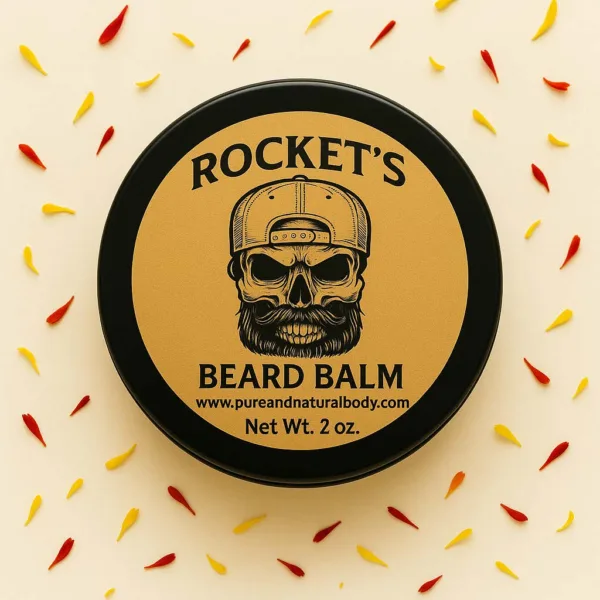 Beard Balm Michigan – Natural beard balm with beeswax, shea butter, cocoa butter, jojoba, hemp seed, grapeseed oils, and essential oils.