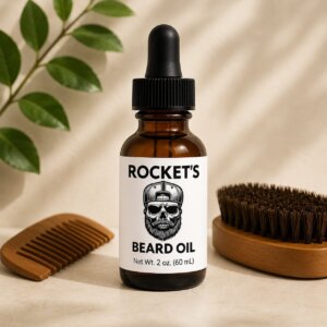 premium beard care kit with beard oil beard brush and beard comb for men’s grooming