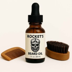Rocket's premium beard kit by pure & natural body essentials