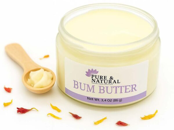 Bum Butter Organic Zinc Oxide Diaper Rash Cream in jar