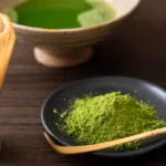 Powdered green tea