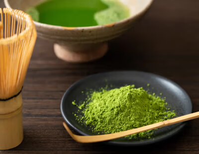 powdered green tea