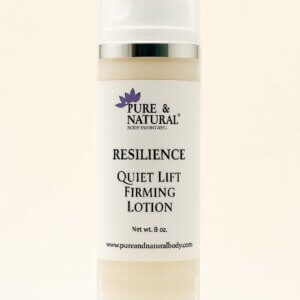 Bottle of Resilience Quiet Lift Firming Daily Lotion with squalane and rosehip