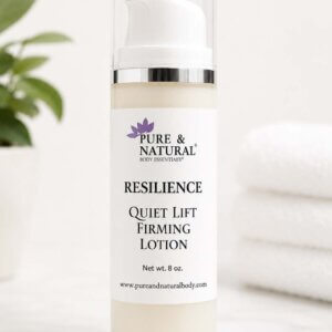 Resilience Quiet Lift Firming Daily Lotion in a 6 oz pump bottle, a lightweight plant-based lotion designed to hydrate and support skin resilience
