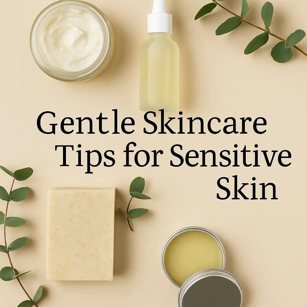 gentle skincare tips for sensitive skin plant based products Michigan