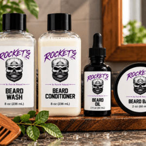 Deluxe Beard Care Set – Complete 4-Step Beard Grooming Routine