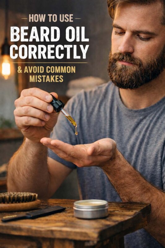 how to use beard oil correctly during a daily beard care routine