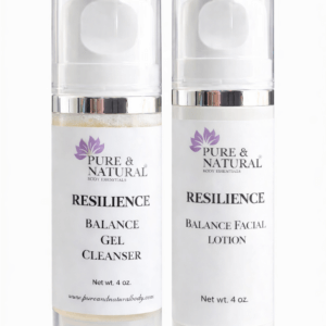 Resilience Balance Gel Cleanser and Resilience Balance Facial Lotion by Pure & Natural Body Essentials