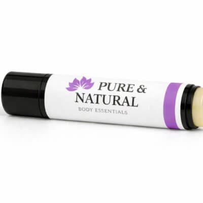 Vegan lip balm for sensitive lips handmade in Michigan – beeswax-free plant-based formula
