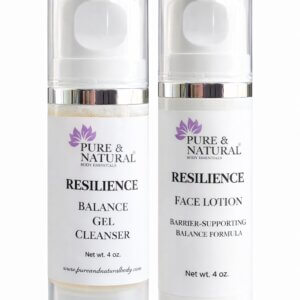 Resilience Balance Skincare Duo with gel cleanser and facial lotion