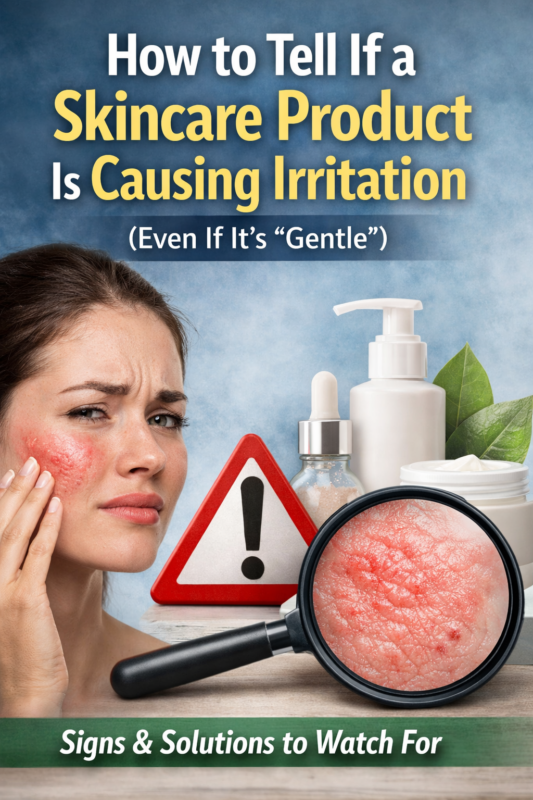 how to tell if a skincare product is causing irritation