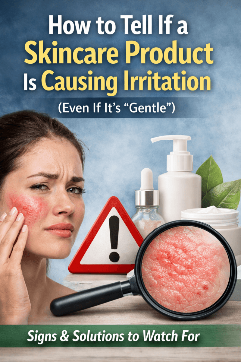 how to tell if a skincare product is causing irritation