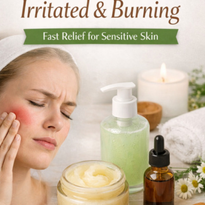 what to use when skin is irritated and burning naturally