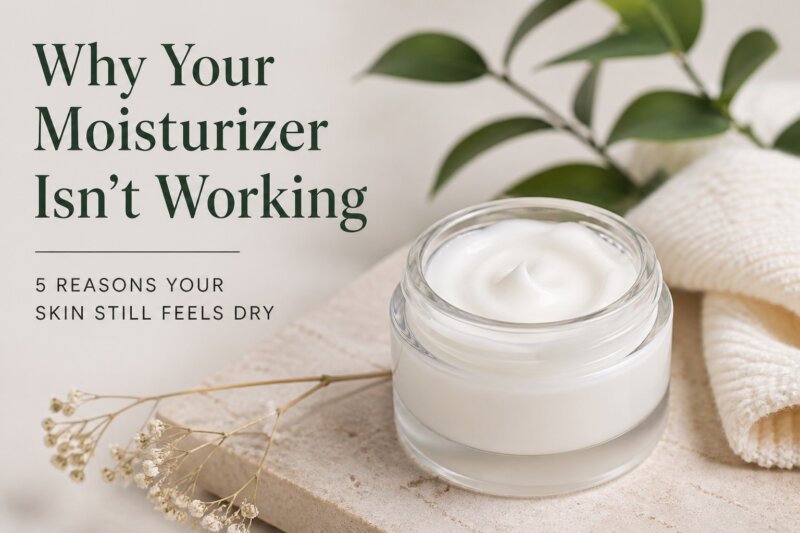 why your moisturizer isn’t working and skin still feels dry