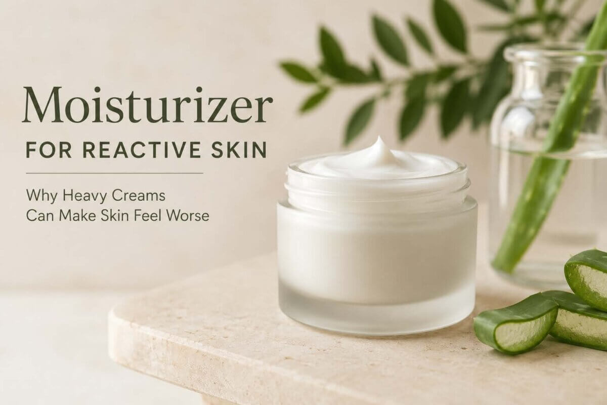 Moisturizer for Reactive Skin: Why Heavy Creams Can Make Skin Feel Worse 2 moisturizer for reactive skin