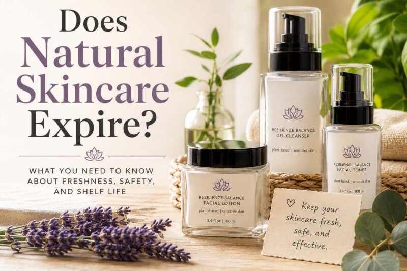 Clean Beauty Blog 3 Does natural skincare expire. Plant-based skincare products showing how proper storage helps maintain freshness and shelf life.