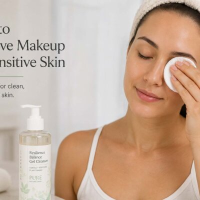 Remove makeup for sensitive skin gently