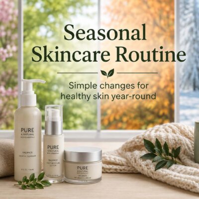 seasonal skincare routine for sensitive skin