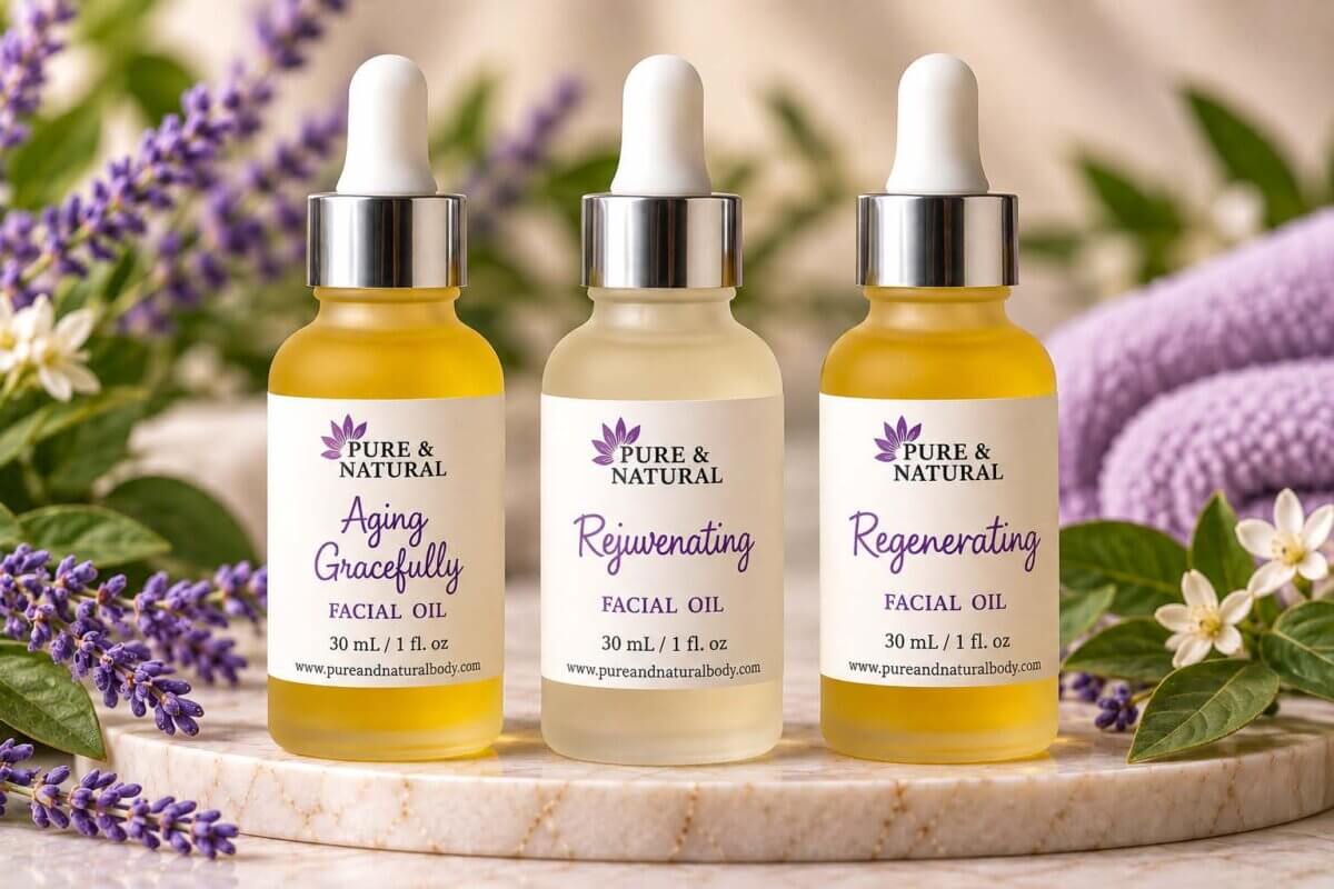 serum for sensitive skin and Resilience facial oils