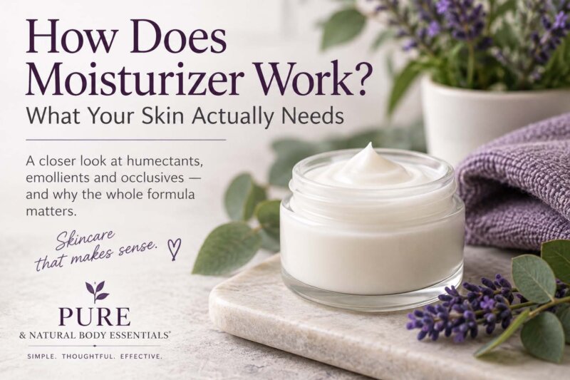 How does moisturizer work with humectants, emollients and occlusives for healthy skin hydration
